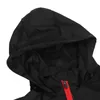 Racing Jackets Waterproof Cycling Jacket Black Light Breathable Windproof Quick Dry Long Sleeve Hooded Outdoor Sports