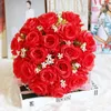 Fleurs décoratives pour mariage, fournitures d'arrangement mural, roses en soie, décor artificiel, arc en fer, arrière-plan pour tenue de mariée