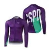 Chemises de cyclisme hauts hommes vêtements de cyclisme Cspd printemps/automne manteau mince à manches longues VTT respirant séchage rapide Jersey vêtements de cyclisme unisexe 230828