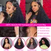 Curly Lace Front Wig Human Hair 13x4 13X6 Kinky Curly Lace Frontal Wig Brazilian HD Transparent Lace Frontal Wig 13X6X1 T Wig