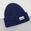 2023 Autumn and Winter New GAN Woolen Knitted Hat for Warm Men and Women Cold Hat Multi color Trifold Korean Style Thickening