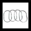 Bath Accessory Set 24Pcs Chrome-Plated Shower Curtain Hook Ring Suitable For Of Bar In Bathroom