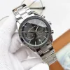 2023 Neue Herren Uhren alle Dialarbeit Quarz Watch hochwertige Luxusmarke Chronograph Clock Watch Rubber Watch Band Männer Fashi299a