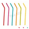 Drinking Straws 200Pcs Sile Sts Straight Curve St Water Cocktail Milk Coffee Recyclable Food Grade T500135 Drop Delivery Home Garden K Dhyax