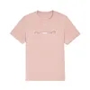 FW Animal Head 자수 티셔츠 남자와 여자의 스웨트 셔츠 편지 라운드 넥 패션 디자이너 짧은 슬리브 티셔츠