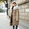 Down Coat Children Winter Duck Jacket Girls Hooded Outerwear Clothing Teenage Loose Clothes Kids Parka Snowsuit