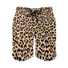 Herrshorts Leopard Board Summer Classic Animal Skin Print Hawaii Short Pants Running Surf Quick Dry Printed Swim Trunks