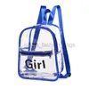 Axelväskor sommar transparent ryggsäck mode pvc gelé ryggsäck utomhus stor kapacitet ryggsäck caitlin_fashion_bags