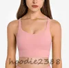 2023lulu Vrouwen Racerback Yoga Tank Tops Mouwloze Fitness Yoga Shirts Snel Droog Atletische Running Sport Vest Workout T-shirt