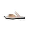 Slippers Women Designer Summer Sexy Flats Paltform Slides 2023 Square Toe Walking Outslide Flip Flop Sandals