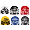 Ball Caps Unisex Skullies Hat For Teens Girls Boys Hip Hop Po Props Knitted Winter Cobweb Costume Skull Cap F3MD