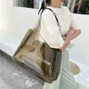 Torby na ramię 2023 Summer Transparent Jelly Clutch Bag Pvc Damska przyczepa plażowa Specjalna luksusowa ręczna ręka Caitlin_fashion_bags