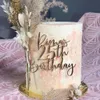 Altri articoli per feste per eventi Topper per torta Nome personalizzato per compleanno Lettere acriliche personalizzate Design per torta Topper per centrotavola Decorazioni per feste per bambini 230828