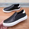 Men OLLIE shoes RICHELIEU leather designer casual shoes women lace-up Sneaker flame logo on the tongue 05