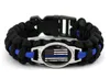 cancer ribbon new Mix Styles 32 Football Teams Paracord Survival Bracelets Custom Made Camping Sports Bracelet Customized logo ZZ