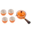 Set di stoviglie Teiera Bollitore portatile Riscaldatore per caffè Pentole per la casa Kit Matcha Set rotante bollente Tenuto in mano