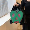 Evening Bags Halloween Gift Woman Handbag Style Funny Pumpkin Shoulder Crossbody Small Round Bag 230828