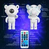 Astronaut Led-verlichting Nieuwigheid Nachtlampje Galaxy Projector Sterren Led-lamp Neon Projectoren Slaapkamer Nachtlampje Kamer Decor Licht HKD230829