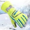 Спортивные перчатки 30 градусов Marsnow Brand Мужчины Женщины лыжные лыжные снежные езды на ветропроницаемом на открытом воздухе Спортивный тепловой сноуборд Зимний лыж 230828