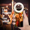 Anneau lumineux Led avec chargeur USB, lentille de téléphone portable, lampe pour Selfie, iPhone, Samsung, Xiaomi, téléphone, tablette, lumière pour Selfie