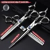 Scissors Shears 7 inch hair scissors Professional beauty hairdresser cutting thinning bone fish barber Barber Shop 230828