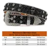 Bälten Luxury Men Women Western Cowboy med Diamond Bing Belt Disco E Girls For Jeans Punk Rock Crystal Studded Belt 230828