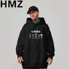 Męskie bluzy bluzy Hmz Winter Cartoon Hooded Men Streetwear Hoodie do bawełny Podstawowe pullover jesienne unisex poty 230829