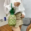 Evening Bags Fun Pineapple Shaped Shoulder Bag For Women Designer Purses Handbags Ladies Party Clutch Wedding Crossbody