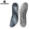 Pièces de chaussures Accessoires ROCKBROS Randonnée Running Semelles intérieures unisexes pour chaussures PU Mousse de particules de riz soufflé Respirant Doux Protège les modèles de genoux pour les pieds 230829