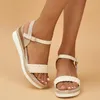 Sandalen frauen Strap Plattform Casual Espadrilles Keil Schuhe Für Frauen Sommer 2023 Mode Weben Alias Mujer