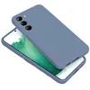 Custodie in silicone liquido originale per Samsung Galaxy S23 Plus S22 S21 Nota 20 Custodia morbida antiurto per protezione completa del corpo Conque