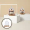 Storage Bottles Clear Holder Pan Pans Cloche With Wooden Base Cake Stand Glass Display Dome Mini For Dessert Cheese