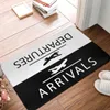 Carpet The Exit Arrival Departure Doormat Bedroom Welcome Entrance Door Floor Airport Sign Decoration Rug Mat 230828