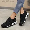 Män klänning stil höstkvinnor våren tjocksolad ny casual stretch handduk sport stor storlek mid-heel kvinnors singel skor T230829 837 's