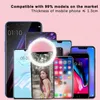 Carica USB Led Selfie Ring Light Obiettivo del telefono cellulare 36 LED Selfie Lamp Ring per iPhone per Samsung Xiaomi Phone Selfie Light