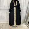 Etniska kläder Mellanöstern muslimsk mode broderad mantel turkisk casual cardigan islamisk lång klänning dubai bälte abaya eid mubarak för wom