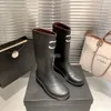 des chaussures Band Laarzen Designer Chelsea Martin Laarzen Dames Heren Laarzen Mode Booties Platform Luxe Zwart Transparant Rubber Walk Show Winter Sneeuw Regenlaarzen