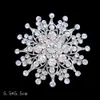 Silverton Clear Rhinestone Crystal Diamante Wedding Bouquet Party Prom Gift Brosch Pins