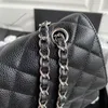 10A designer classic flap bag Fashion totes shoulder bags lambskin caviar handbag Womens cross body purses Genuine leather 1:1 top quality tote purse wallet