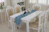 Chemin de Table 28x210cm, nappe à fleurs 3D, décoration de cuisine de mariage, maison, fournitures de fête