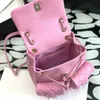Women Designer Bag Classic pastill ryggsäckar Solid Color Letter ryggsäck Interiör Slot Pocket Schoolbags 23p du MA Gratis frakt