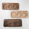 Mugs 515358mm Wooden Coffee Tamper Holder Handle Cloth Powder Base Espresso Accessories Storage Bar Barista Utensils 230829