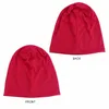 BERETS 2023ファッション春秋のビーニーメンズキャップソリッドカラー女性のバギーターバン帽子カップ