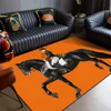 Dywany etniczny dywan dywan 3D Prostokada prostokąta dywan czarny zielony pomarańczowy salon sypialnia sypialnia łóżka stół podłogi mata x0829