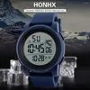Montres-bracelets de luxe montre de Sport numérique pour hommes montres multifonctions réveil électronique montre-bracelet de mode Reloj Hombre