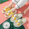 Slippers Ladies Cute Cotton Linen All Seasons Sweat-absorbing Breathable Boys Ducks Home Lovely Couples Drag