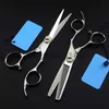 Schere Schere professionelle Japan 9cr13 Stahl 6 '' Lager Silber Haarschere Schneiden Friseur Haarschnitt Effilierschere Friseurschere x0829