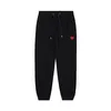 Designer Mens Amipants Jogger Macaron Love Embroidered Casual Pants Paris Sweatpants Womens Cargo Z475