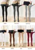 Women Socks Sexy Black White Soild Color Long Stockings Over Knee Thigh High The Lolita Ladies Warm