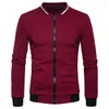 Vestes pour hommes 2023 Printemps et automne Mode Sports Zipper Casual Manches longues Slim Fit Jacket